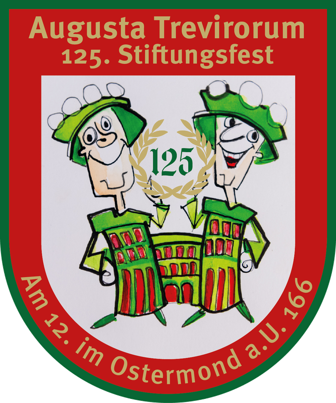 Aufnäher zum 125. Stiftungsfest der Augusta Trevirorum